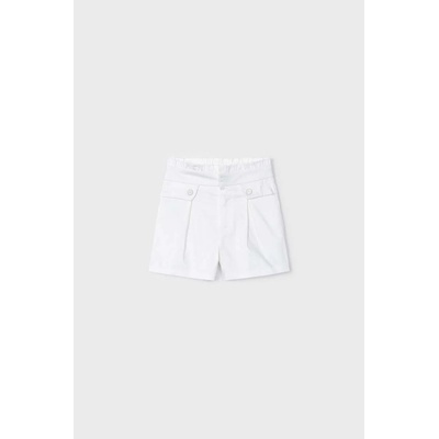 Mayoral Детски къси панталони Mayoral в бяло с изчистен дизайн (3207.6F.MINI.PPYX)