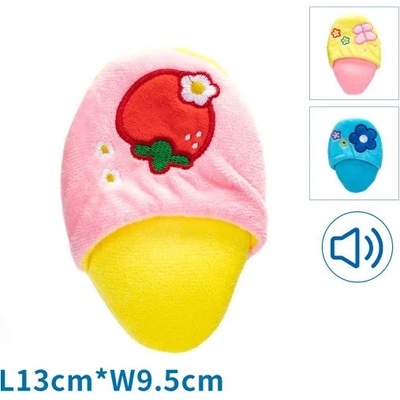 Nobleza plyšová hračka papuča 13 cm ružová