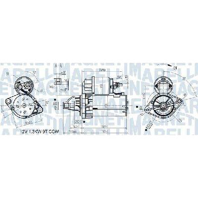 Startér MAGNETI MARELLI 063721346010