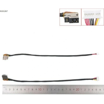 Emeru Napájací konektor DC HP ENVY 17-N 17-N000 17-N100 With Cable 10 Pin 813804-001
