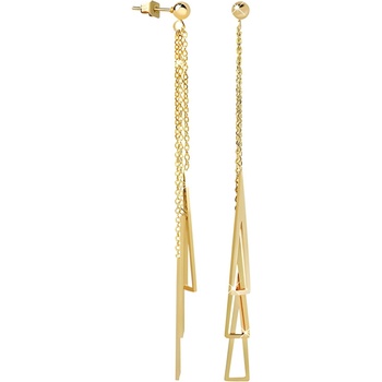 HARAHU Обеците tr-21737 - Златна kp21737 (tr-21737)