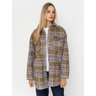 Roxy Over And Above oil green tartan plaid