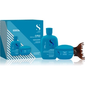 ALFAPARF Milano Semi Di Lino Curls Duo Kit подаръчен комплект за всички видове къдрава коса 3 бр