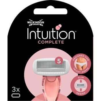 Wilkinson Sword Intuition Резервни ножчета за бръснене Complete, 3 броя