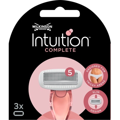 Wilkinson Sword Intuition Резервни ножчета за бръснене Complete, 3 броя