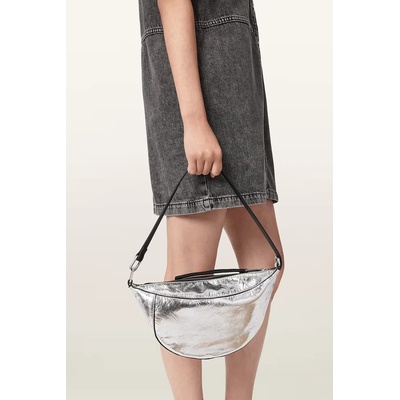 AllSaints чанта тип хобо дамска от кожа LUNA (W718XD)