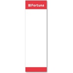 Fortuna Заместваща етикетка за органайзер за документи fortuna 75 мм, 25 броя 02.0000675 (02.0000675)