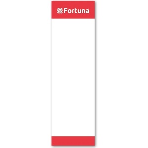 Fortuna Заместваща етикетка за органайзер за документи fortuna 75 мм, 25 броя 02.0000675 (02.0000675)