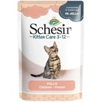 Schesir Kitten Chicken in Jelly пауч с пилешко за котенца, 85 г