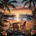 Norimpex - Puzzle Diamant painting: Sitting at sunset 30x40cm - 1 - 39 piese