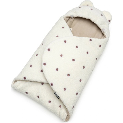 T tomi Wrapper Teddy Cream flowers