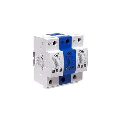 VCX 20T1T2-3-DC1200 DC přepěťová ochrana třída T1T2 (B+C) 3P 1200V 25 kA GDT s plynovým jiskřištěm