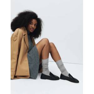Marks & Spencer Високо меки чорапи до коляното с технология Freshfeet, 2 чифта в опаковката Marks & Spencer сив Marks & Spencer | Siv | ЖЕНИ | 6-8