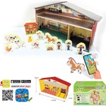 Jagu Комплект говорещи играчки Jagu - Ферма и къща, 12 части (91-501)