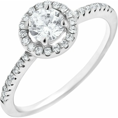 Eppi zlatý zásnubní prsten s diamanty Kerau RE34974