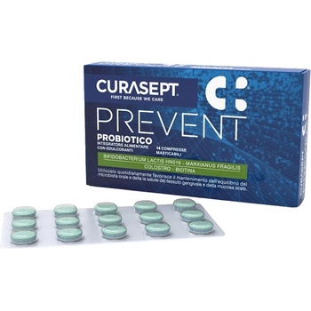 Curasept Prevent Пробиотик, 14 дъвчащи таблетки