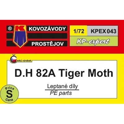 Kovozávody Prostějov D.H. 82A Tiger Moth PE parts 1:72