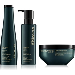 shu uemura Ultimate Reset изгодна опаковка за обезцветена, боядисана и химически третирана коса