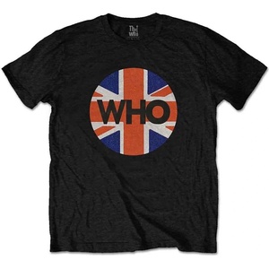 The Who Union Jack Circle Black L Риза (WHOTEE40MB03)