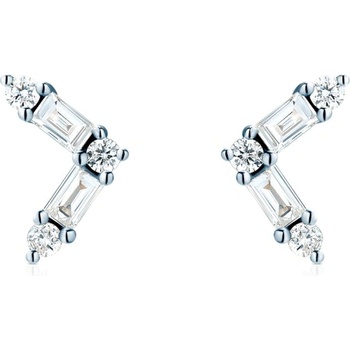 SAVICKI Обеци Savicki: бяло злато. диаманти