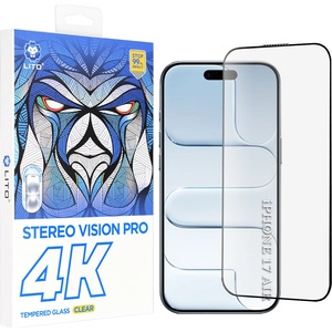 LITO Протектор за iPhone 17 Air - Lito - D+ Max 4K - Черен
