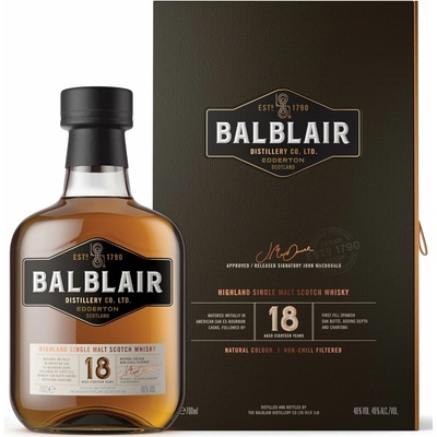 Balblair 18y 46% 0,7 l (holá láhev)