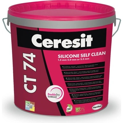 Ceresit CT 74 Silikónová omietka, 1,5mm "hladená" - báza