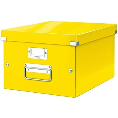 LEITZ Stredná škatuľa Click & Store žltá (ES604416)