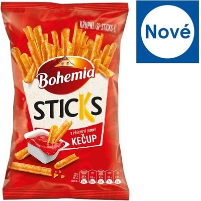 Bohemia Sticks s příchutí jemný kečup 120 g