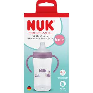 Nuk Perfect Match Шише за сок 260 мл. , 6+мес. , Хипо, лилаво (10216312)