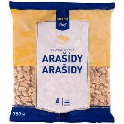 Metro Chef Arašídy pražené solené 750 g