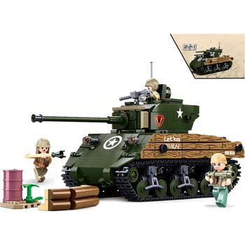 Sluban B1110 M4A3(76W) Americký střední tank 2v1