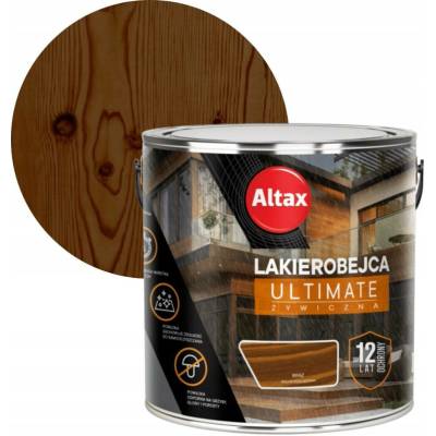 Altax lazura na dřevo ULTIMATE pryskyřičná 2,5L BRĄZ 12letá ochrana