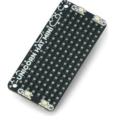 Unicorn HAT Mini - RGB LED matice - překrytí pro Raspberry Pi - Pimoroni PIM498