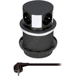 Solight PP100-B - Настолна колона с контакти 4x230V (SL0832)