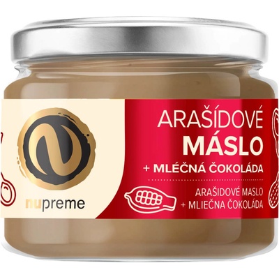 Nupreme Arašidové máslo s mliečnou čokoládou 220 g
