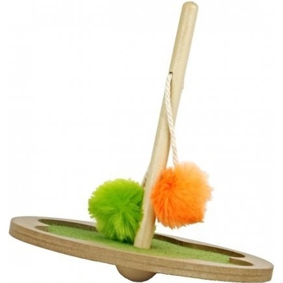 Earthy Paws hračka káča s míčky 16 x 17 cm