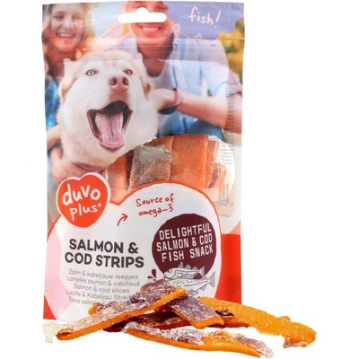 Duvo + dog Fish! Salmon & cod strips 150 g