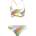 JOMA Santa Monica bikini - Multicolor (White / Pink)