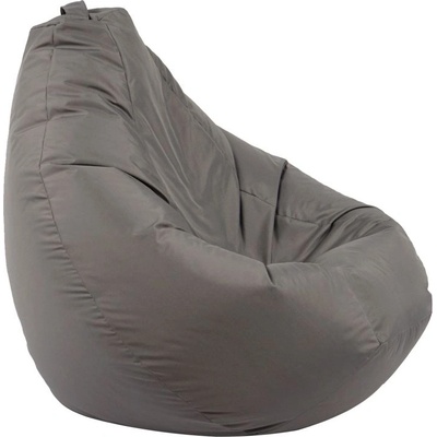 Pufrelax Калъф за пуф круша, 320л. , Nirvana Grande - Teteron Grey, (Не съдържа пълнеж), за открито