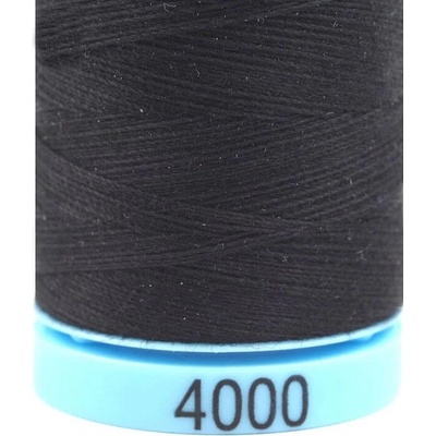 Bavlnené nite 400 m etiketné č.50 Triana Amann Farba: 4000 Black
