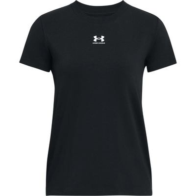 Under Armour Dámske tričko OFF CAMPUS CORE čierna biela