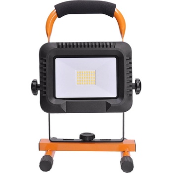 LED reflektor Solight 20W, přenosný, nabíjecí, 1600lm, oranžovo-černý WM-20W-D