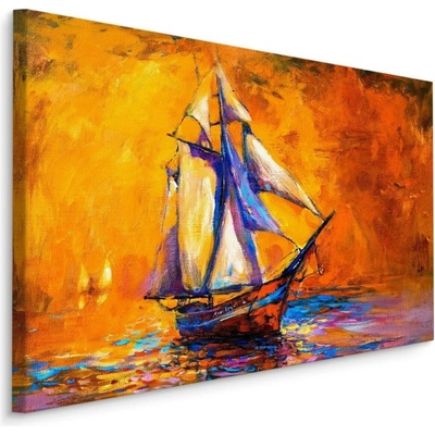 Plátno Plachetnice V Moři II. Varianta: 70x50