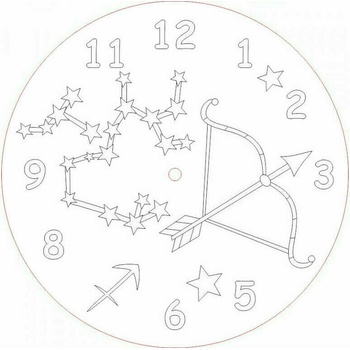 Radost v písku 2512 Пясъкоструйни изображения Стрелец (2512-RADOST)
