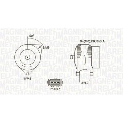 generátor MAGNETI MARELLI 063731857010