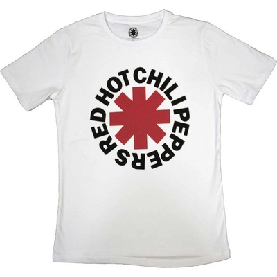 Red hot chili peppers tričko Classic Asterisk Biela