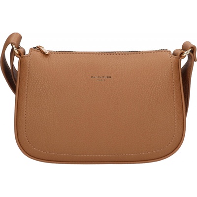 David Jones dámská crossbody kabelka Miama koňak
