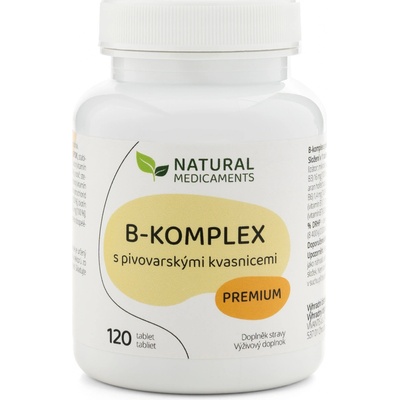 Natural Medicaments B-komplex s piv.kvas. 120 tabliet