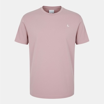 Jack Wills Мъжка тениска Jack Wills Sandleford T-Shirt Mens - Pink